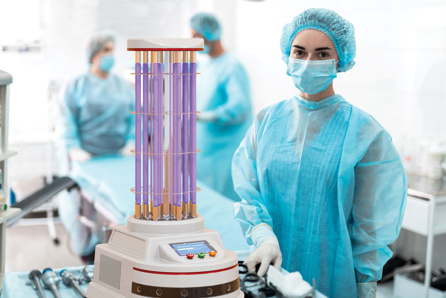 UV 레이저는 형광 현미경 기반의 바이오메디컬 시스템 등 각종 응용 분야에 안성맞춤