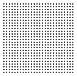 A dot grid distortion
target.
